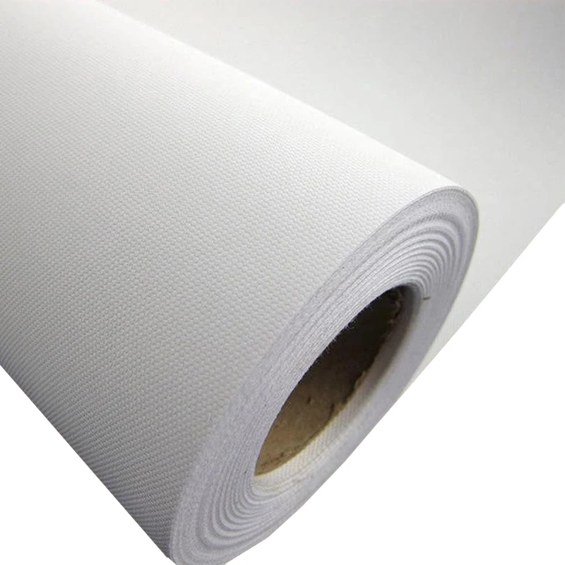 Aqueous polycotton canvas printing inkjet canvas roll  for large format printer