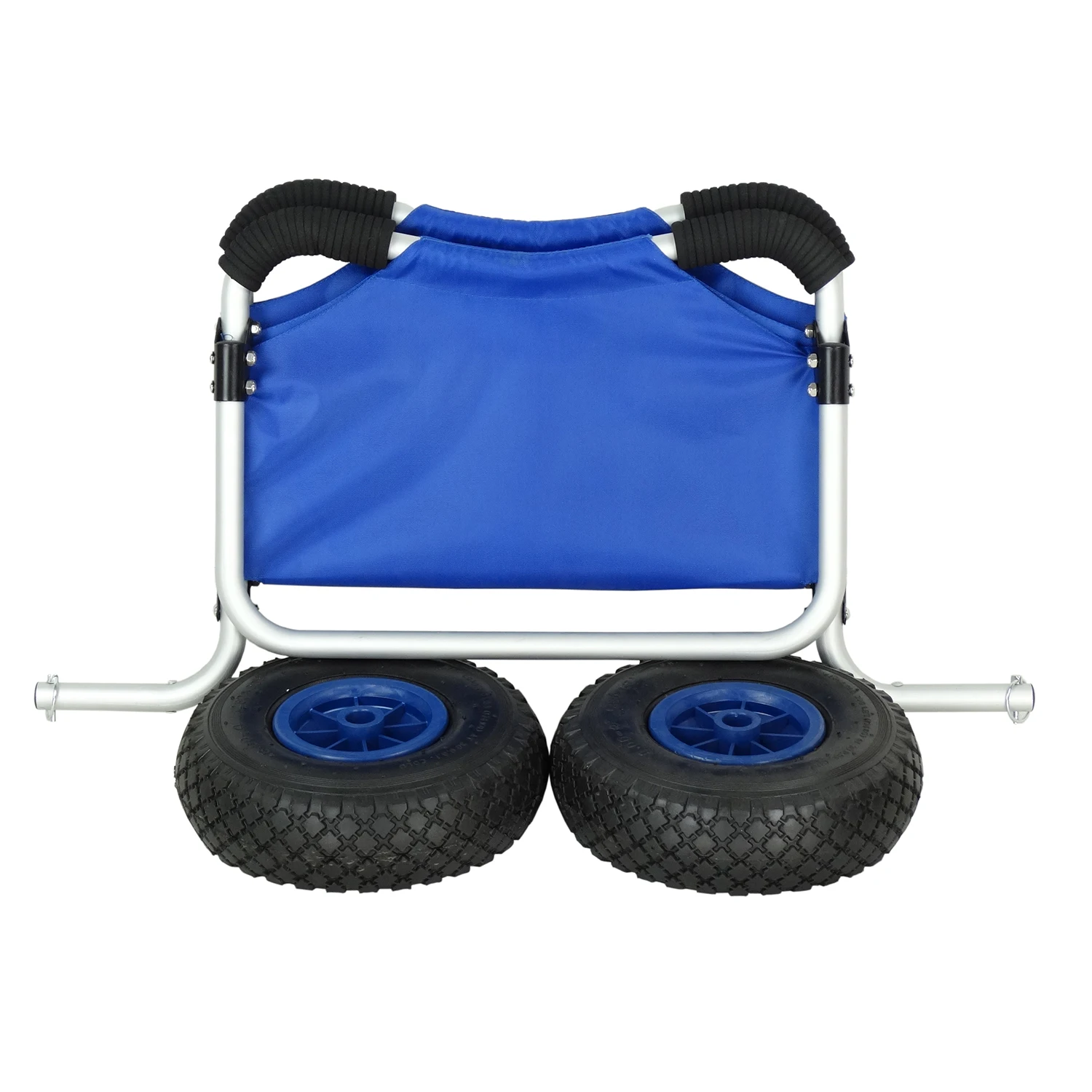 Aluminium light weight kayak canoe hand seat cart kayak carrier trailer with pneumatic wheels