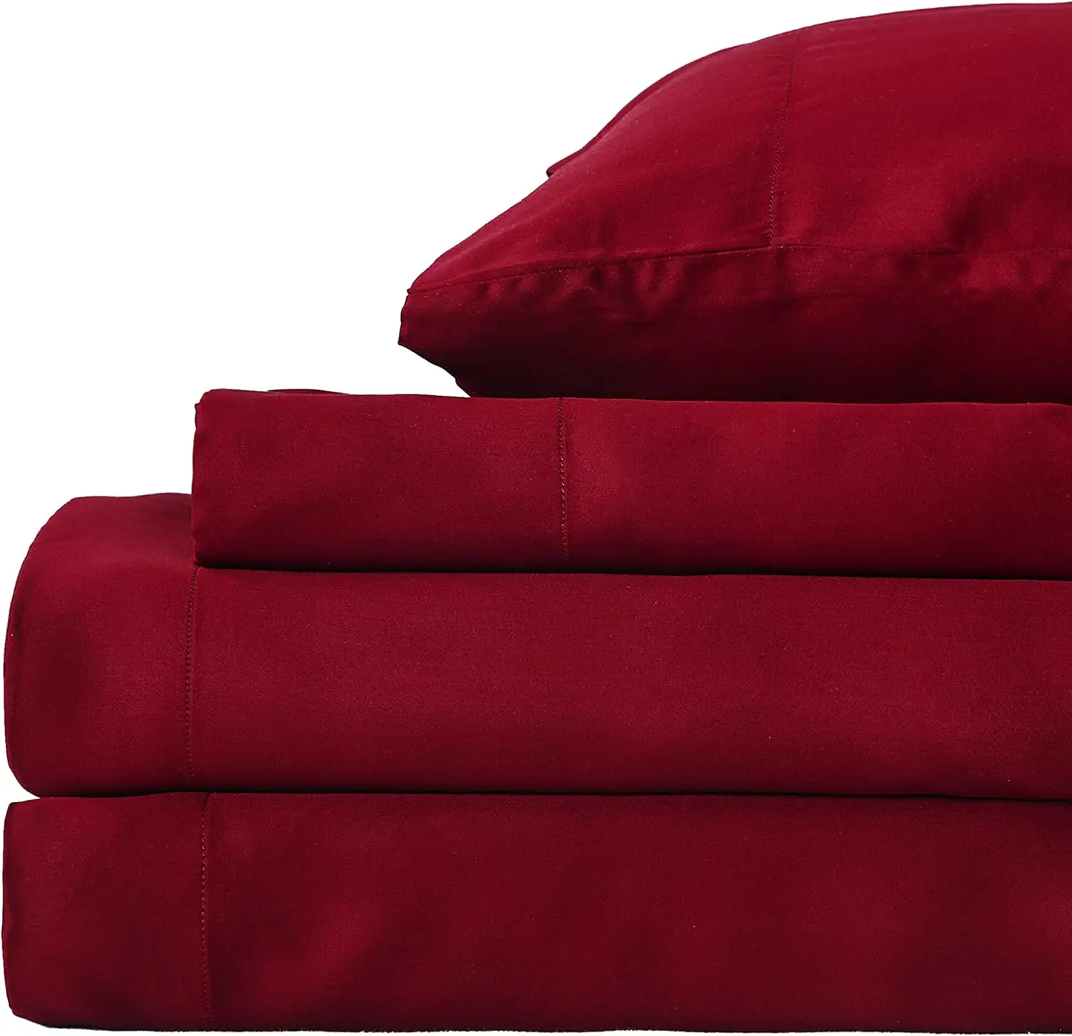 FULL size 100% Lyocell  red Lyocell Modal Fabric Sustainable bed sheets