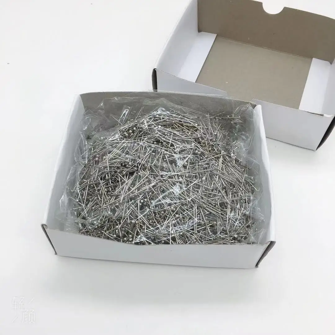 0.7*13mm stainless steel nickel plated pin Point Rounded Head office pin