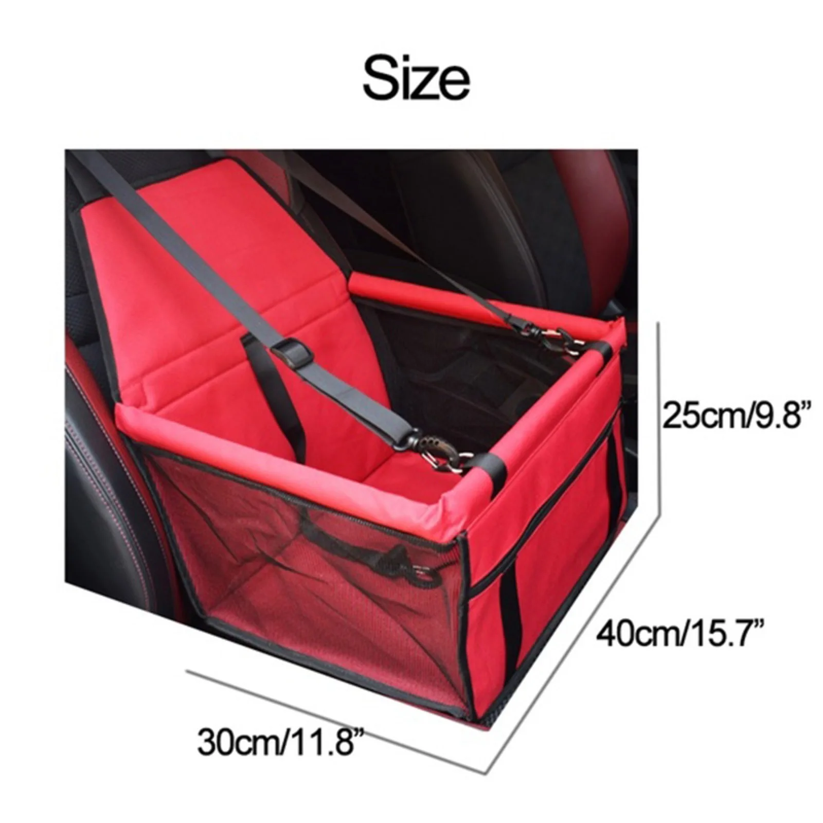 Pet Carriers Dog Car Seat Cover Carrying for Dogs Cats Mat Blanket Rear Back Hammock Protector transportin Waterproof Seat Bag