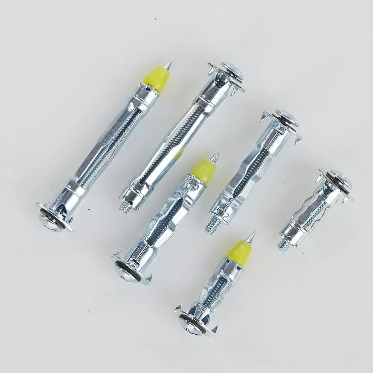 Заводской изоляционный расширительный анкер, крепежные винты для мебели, гипсокартонные настенные заглушки, якорь