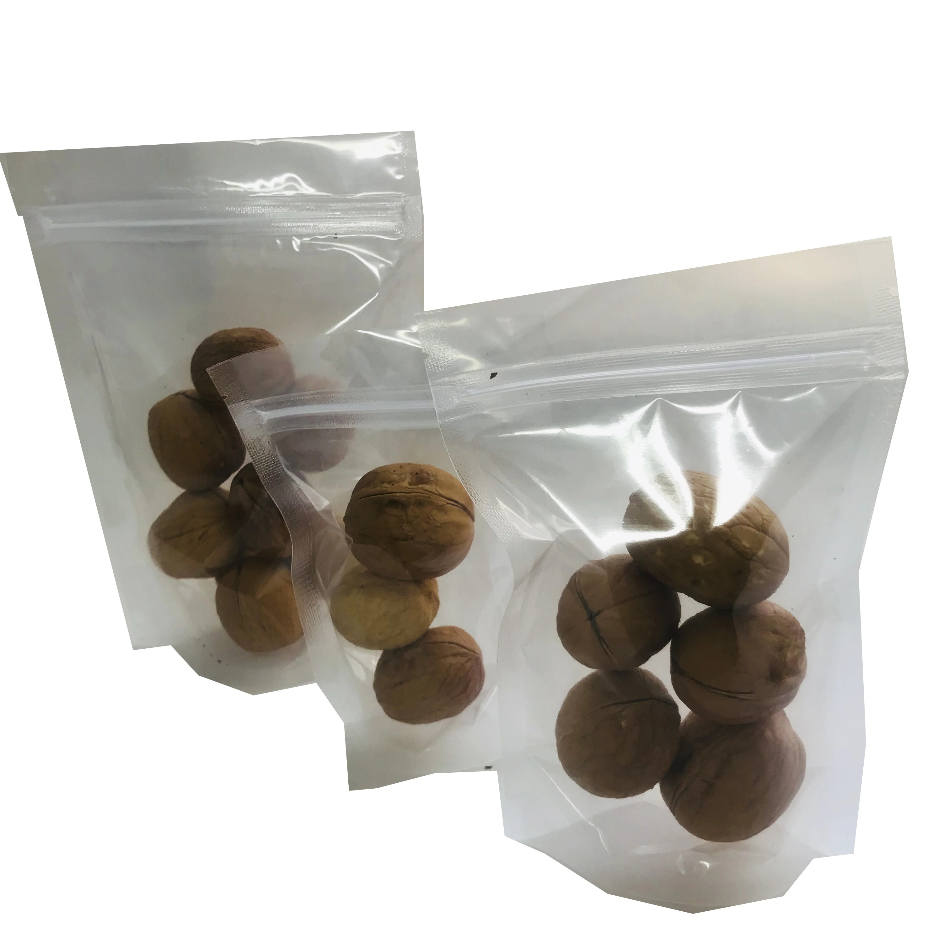 OEM Product Bags Clear Pouch With Zipper Wenzhou Clear Food Packing Bags For Spice Packing