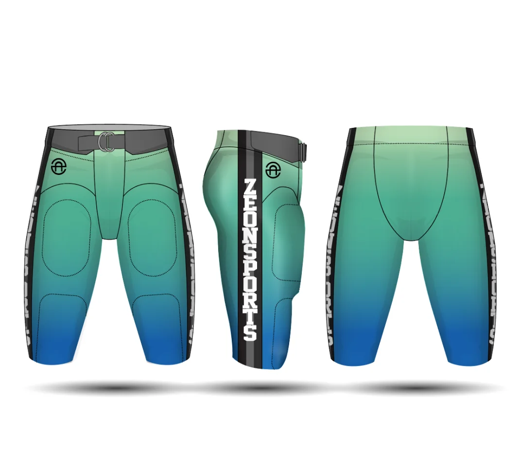 Football pants new design American football uniforms full sublimation youth football pants