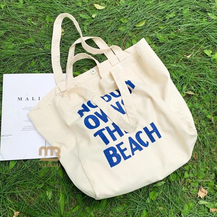 Wholesale reusable cotton tote bag eco friendly natural makeup gift shopping packaging tote bag custom cotton zip bag with logo