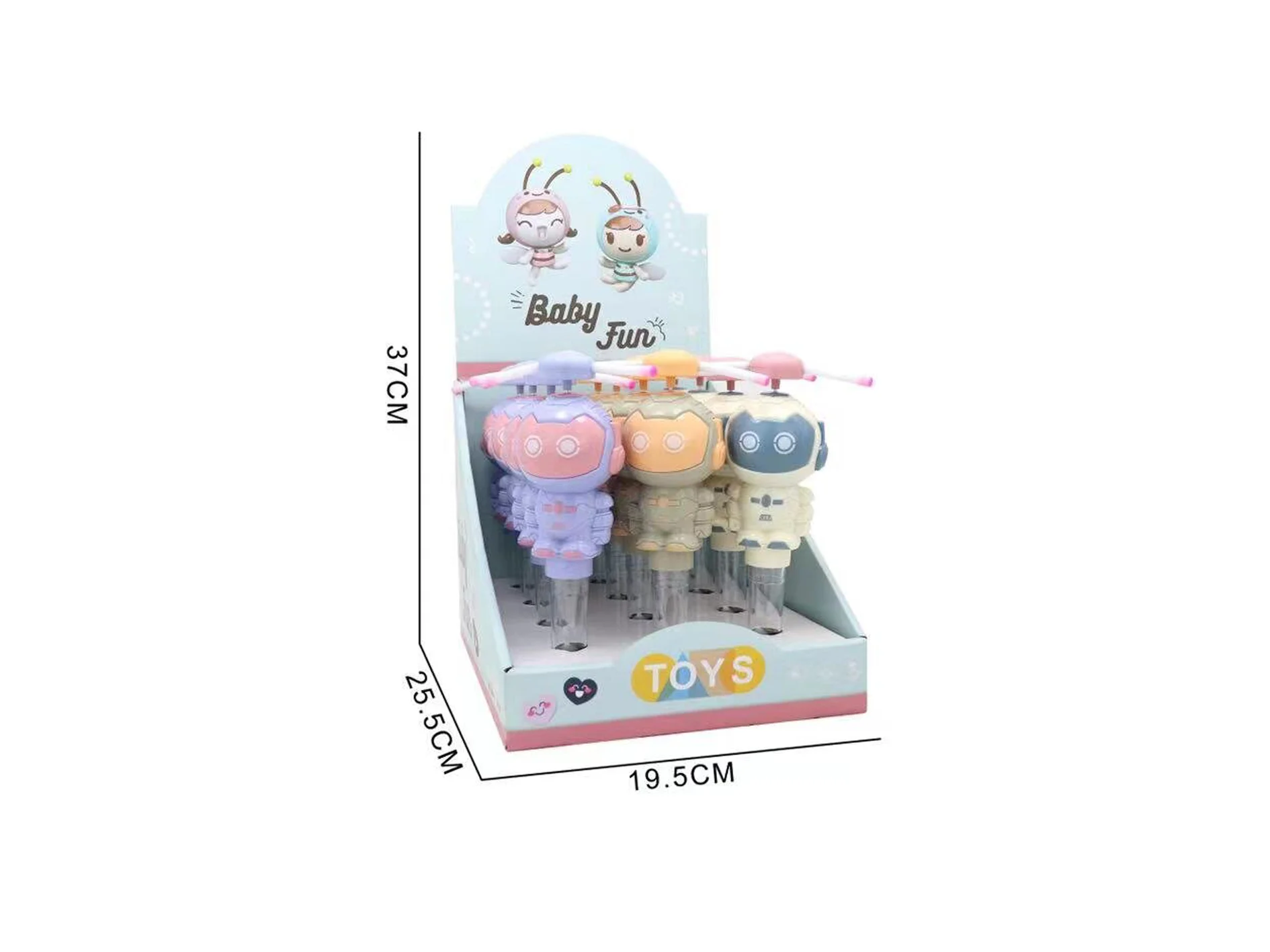 2024 new Promotional Gift Candy Toys for Kids Cheap Toys with Candy Robot Mini flash Fan Custom wholesale Handheld