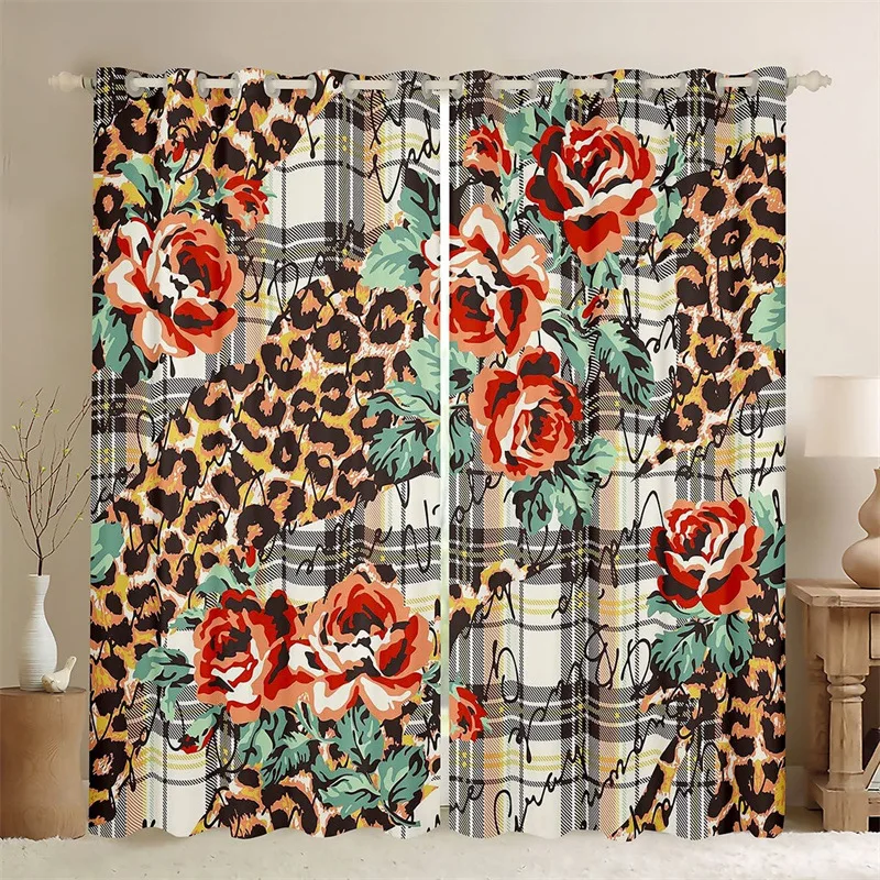 2023 Good Quality Customized  Indoor Blackout Room Christmas Pattern Decors Style Curtains