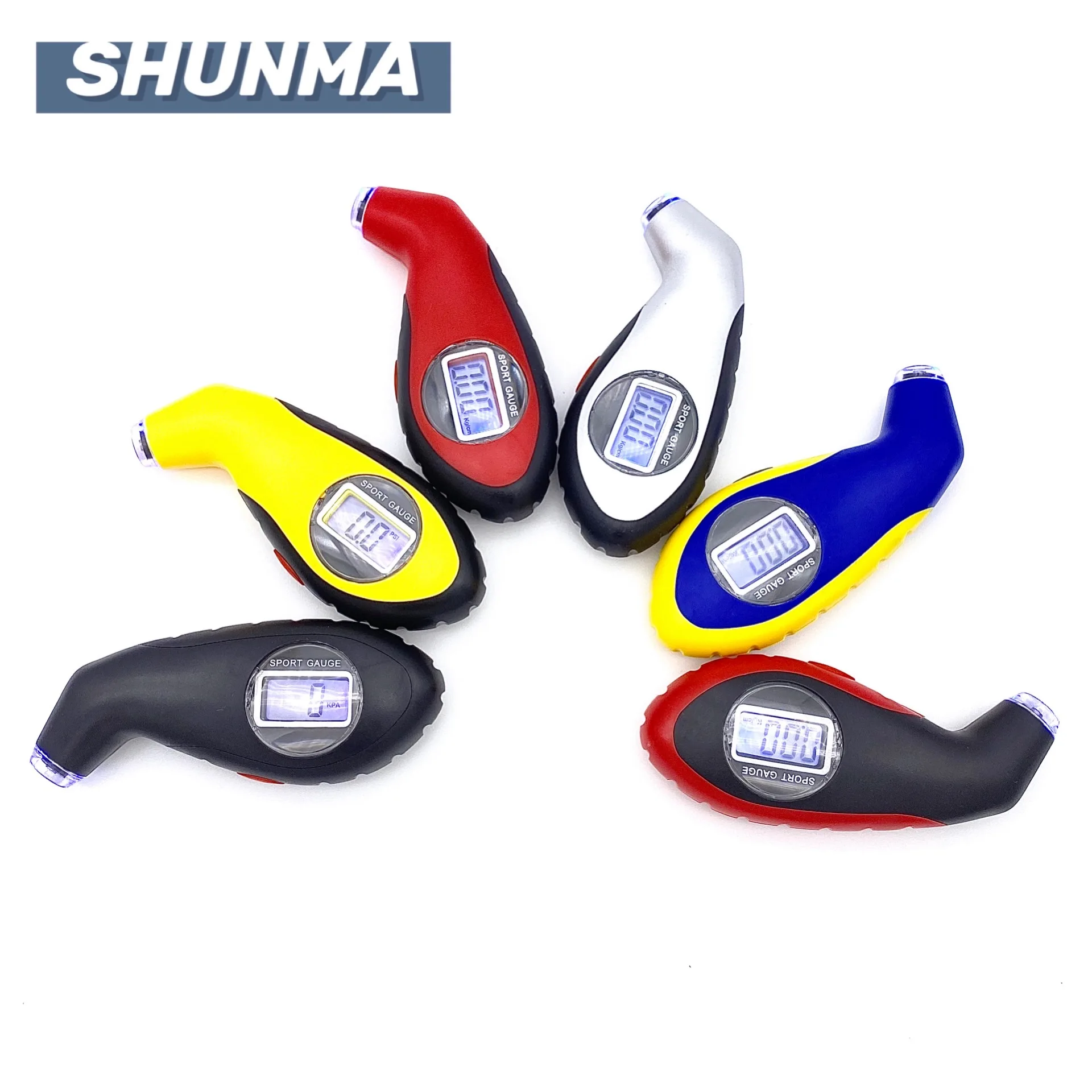 Цифровой манометр для шин высокоточный измеритель давления в шинах с 4 настройками