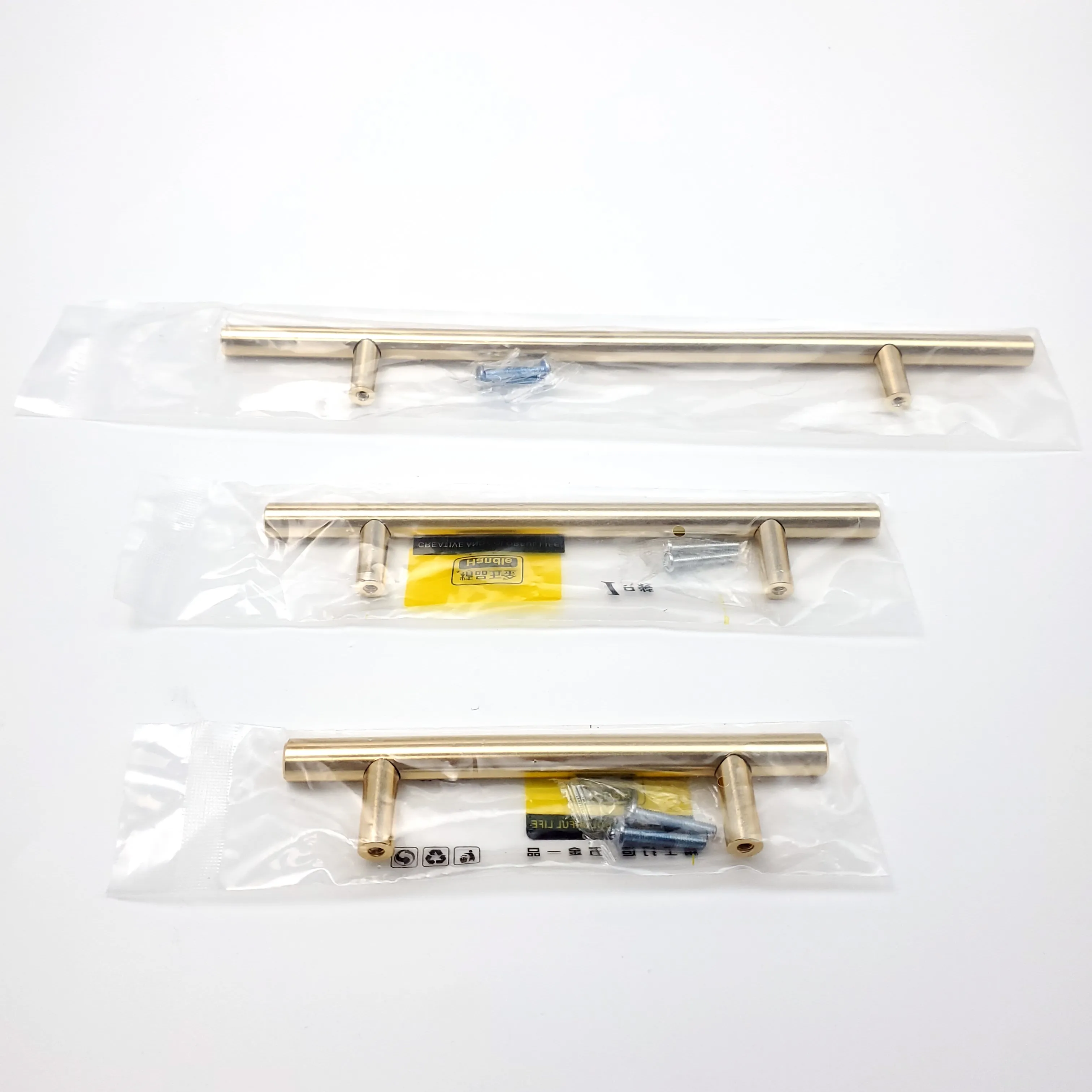 OEM Furniture Hardware Gold Stainless Steel T Bar Handle kitchen drawer handle pull for Kitchen