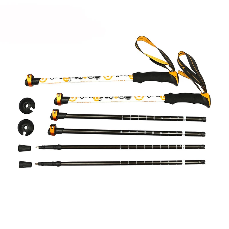K&B Home Wholesale Of 100% Carbon Fiber Off-Road Ultra Light Ski Poles In Factories Winter Sports Skiing