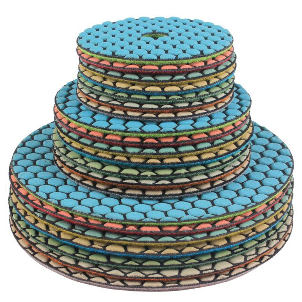 RAIZI dry diamond polishing pads for granite marble stone ceramic tile porcelain concrete
