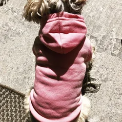 Wholesale Cotton Custom Dog Clothes Colorful Blank Dog Hoodie Sweater