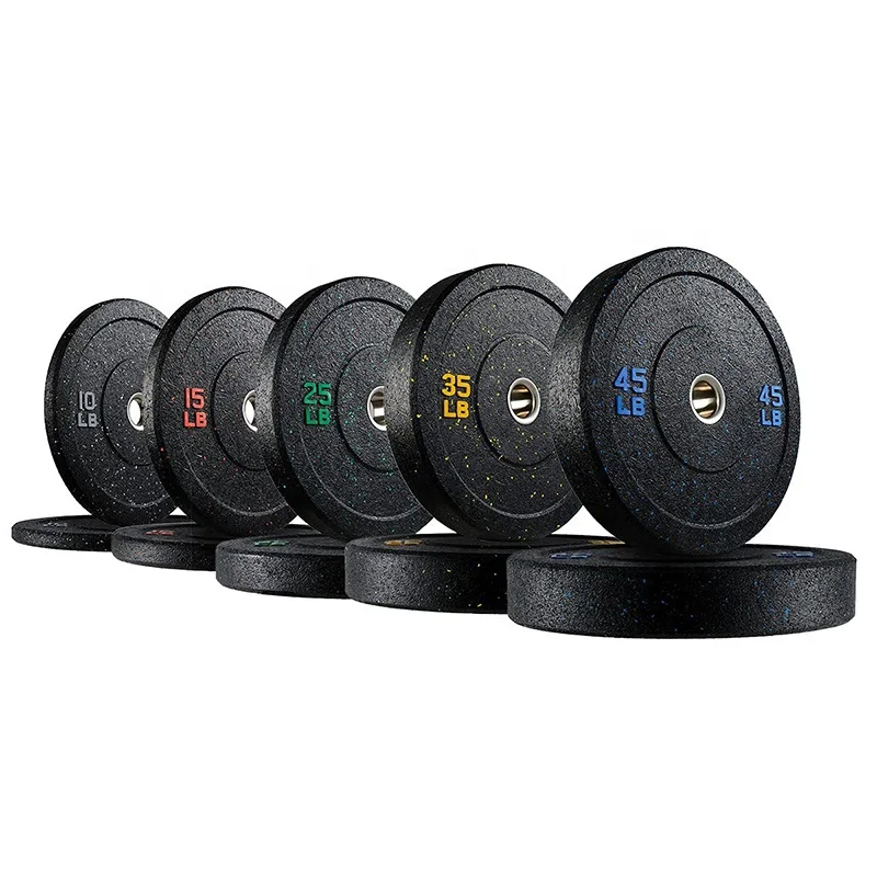 Wholesale rubber 45lbs  bumper weight plates fitness  molds for weights plates for strength training