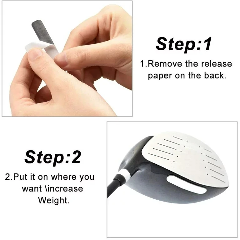 Golf Weighted Lead Tape Adhesive Lead Tape Strips Lead Tape Add Swing Weight for Driver
