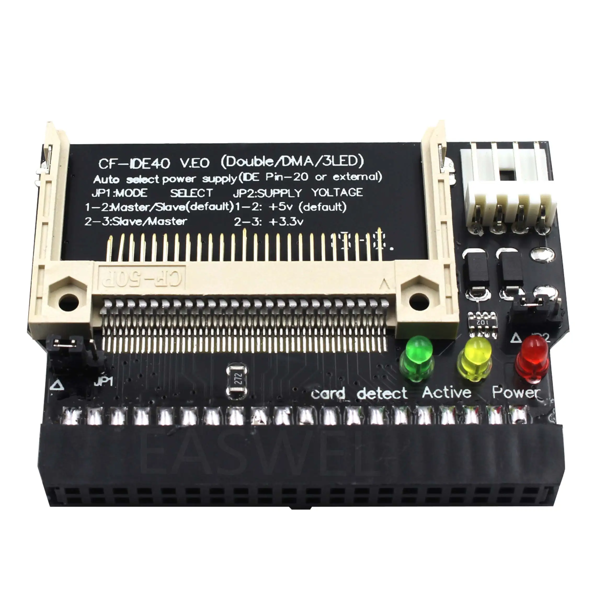 Compact Flash CF to 3.5 Female 40 Pin IDE Bootable Adapter Converter card