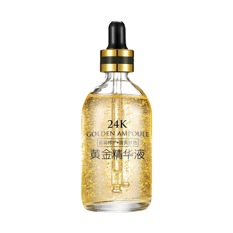 Wholesale Private Label Hyaluronic Acid Nicotinamide  Moisturizing Repairing 24k Gold Face Serum