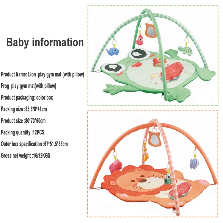 Baby Gym Blanket Game Foldable Piano Play Mat Toy Baby Musical Play Mat With Activity Centre