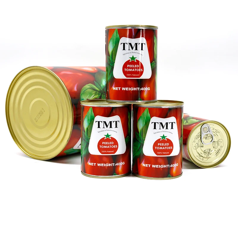 China Export Wholesale Factory Price High Quality OEM/ODM Available 400g Canned Whole Peeled Tomato