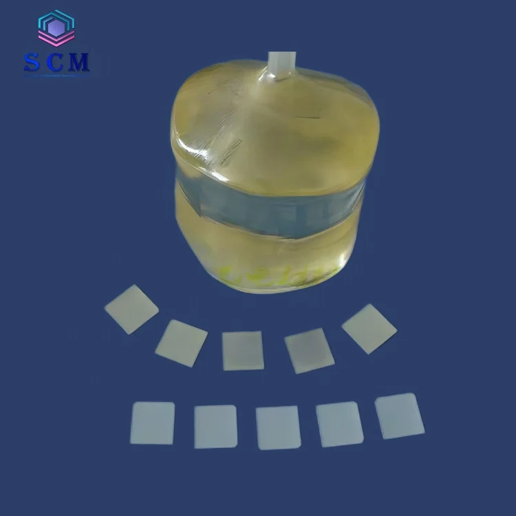 Высококачественная однокристаллическая подложка LSAT ( LaAlO3) 0,3 (Sr2AlTaO6) 0,7 5*5*0,5 мм Ssp