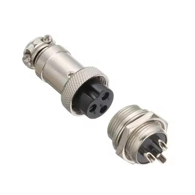 GX16 Aviation Plug + Socket Cable Connector - 2 3 4 5 6 7 8 Pin Male / Female Converter 250V 3/5/7 AMP