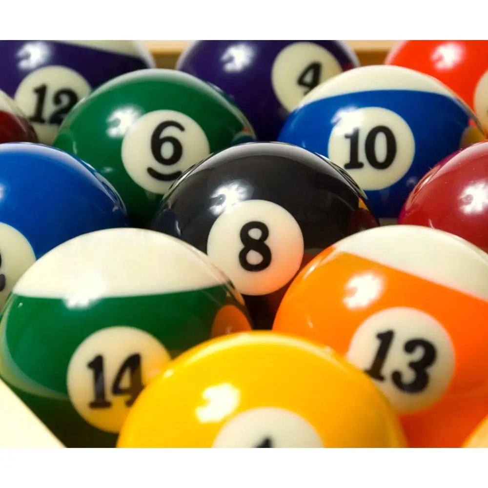 
Premium Professional Billiard Ball/Pool Ball Set,Complete 16balls, Regulation Size Resin Ball 
