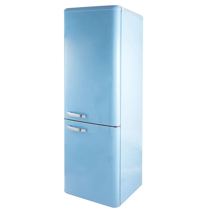 BCD258VX 2023 Factory customization Blue color grade 2 energy efficiency counter depth french door refrigerator