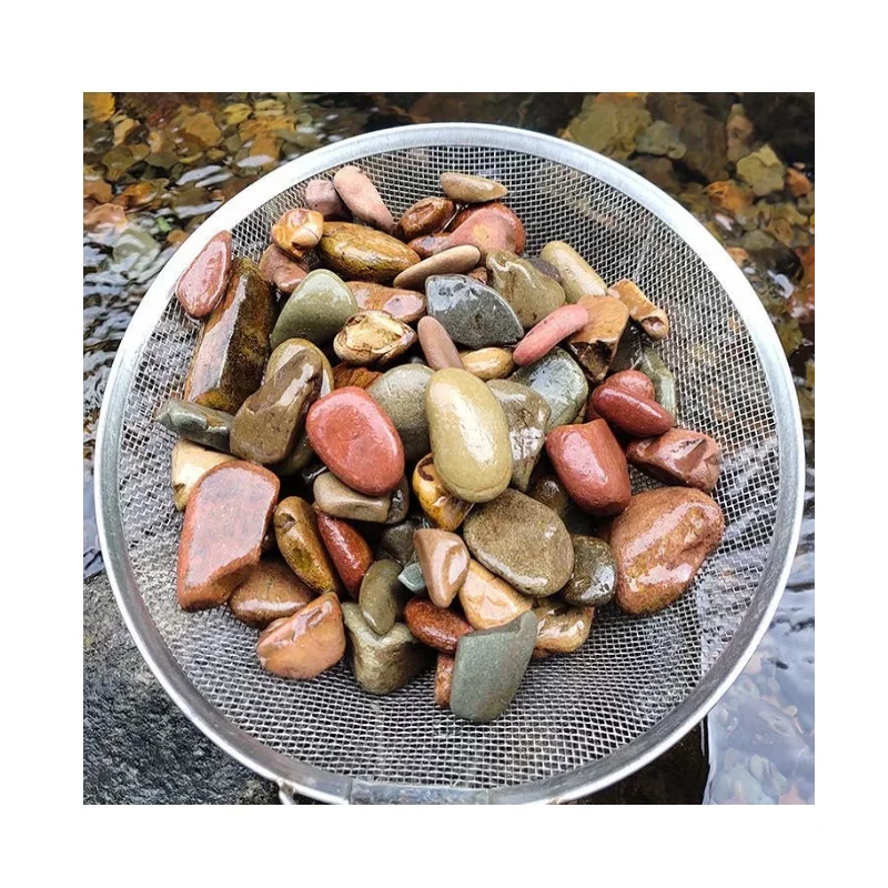 Wholesale natural gravel stone garden pebbles natural river stones flat wash pebble stone Natural ecological landscape sand