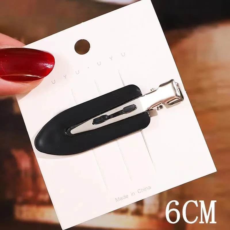 Hot Selling No Crease Acrylic Hair Clips For Women Or Girls Fashion Hair Accessories No Bend Curl Clips Small Leaves Hair Clip