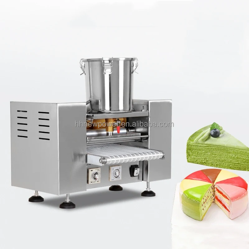 110V 220V pancake making machine thousand layer cake machine Electric Mille Crepe Cake Machine