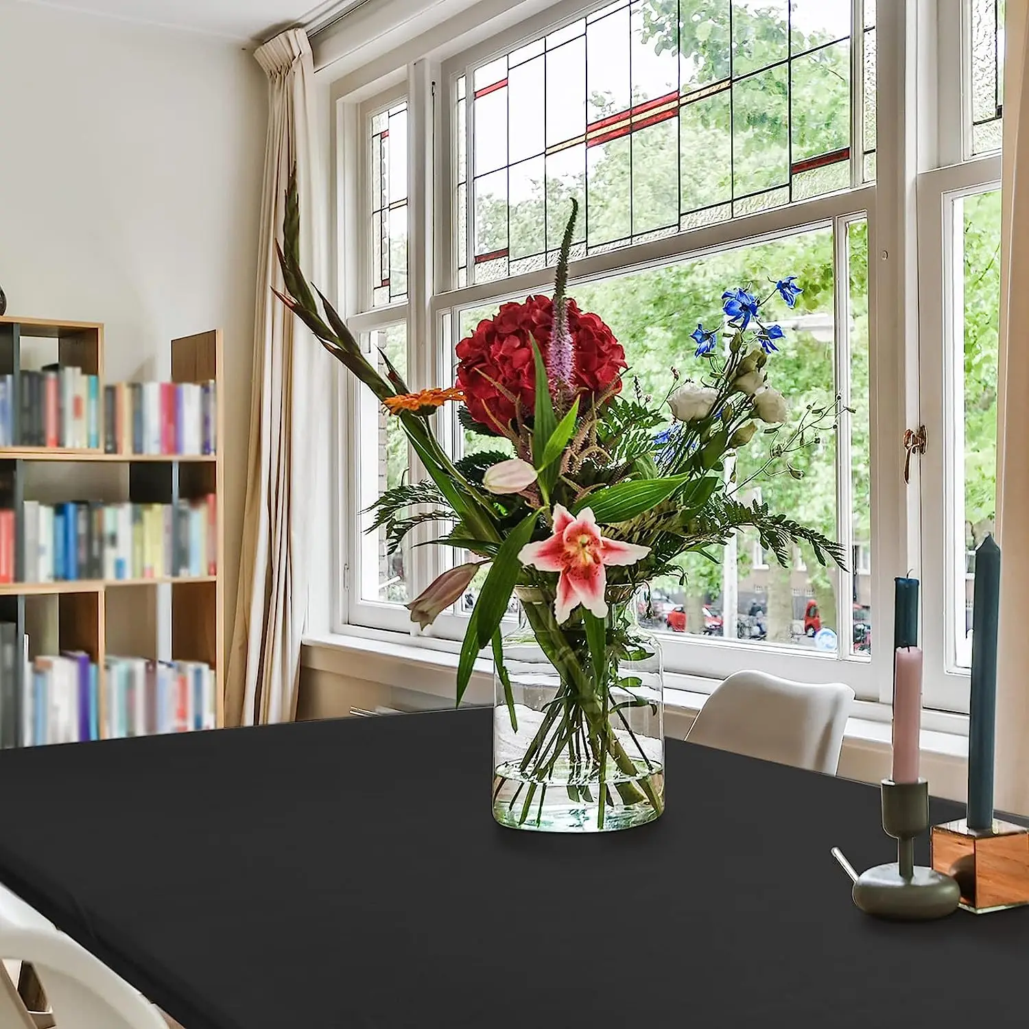 Stretch Fabric Table Top Cover Fitted Covers for Feet Washable Elastic Rectangle Cloth Home Party Banquet Picnic Wedding