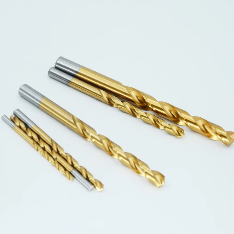 Hss 4241/4341/M35/ Straight Shank Titanium Drill Bit Hss Twist Drill Bits for Stainless Steel Iron