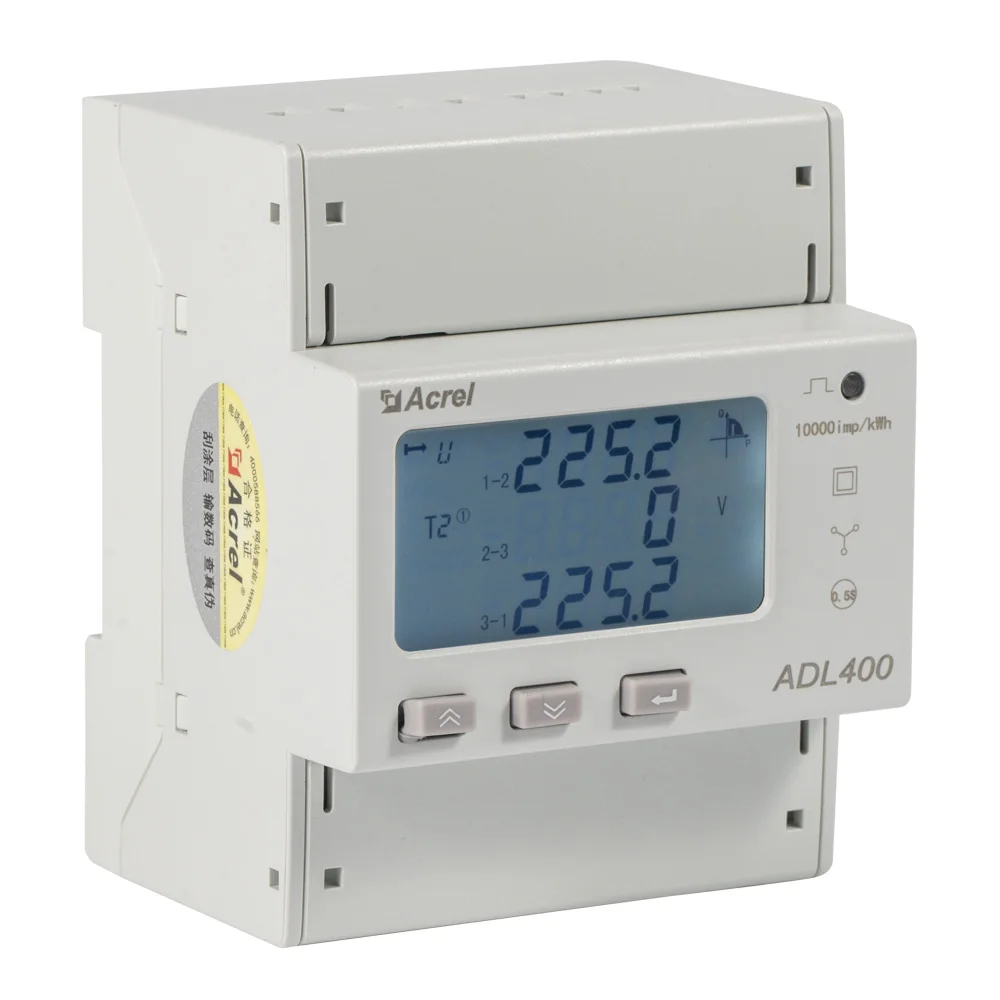 Acrel ADL400/F MID approved 3 phase  Din Rail Smart Energy Meter kwh digital meter with RS485 Modbus for IOT  with multi tariff