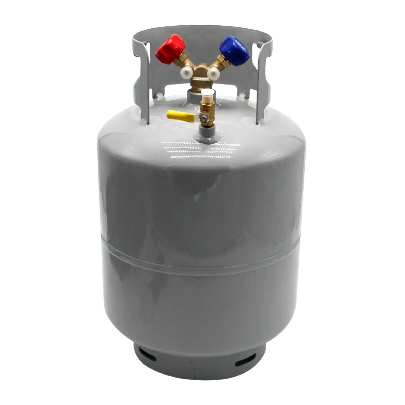 Safe Valve air conditioning 50lb cylinder gas R134A/R410A refrigerant recovery tank