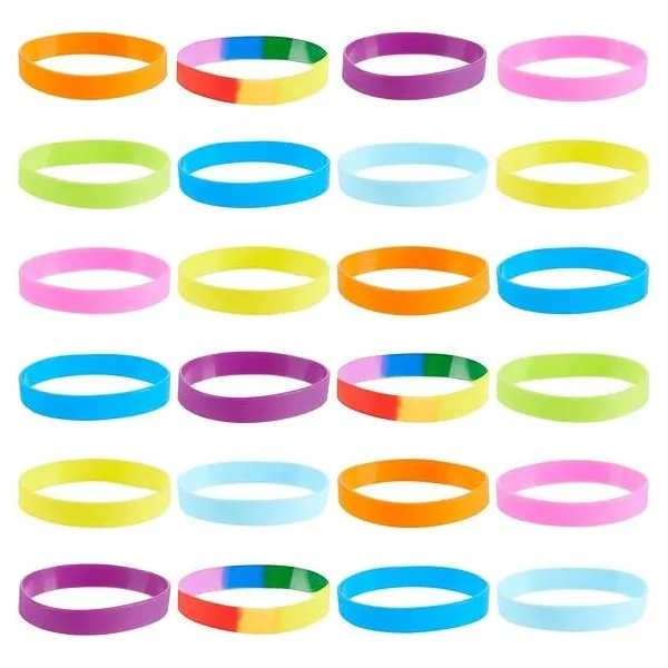 Hot Trending Wrist Band Silicone Rubber Bracelet en Logo Various Sizes Fashion Silicone Bracelets Personalized