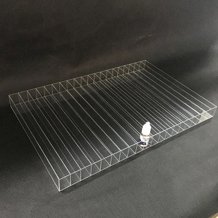 Clear Acrylic Display with 20 Compartments for Bottles Clear or Customized Custom Logo Accept Custom Size Displaying Goods 50pcs