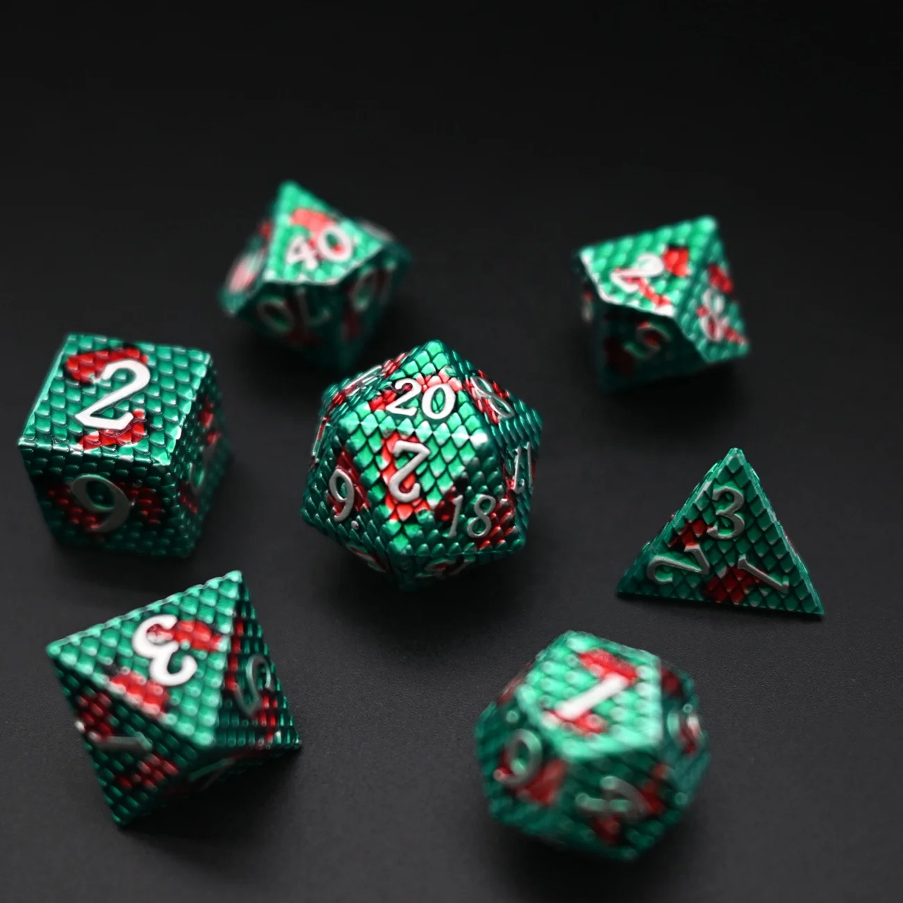 Colour Significant New Arrival Hot Sale Cthulhu DND Metal Dice Set for Board Games