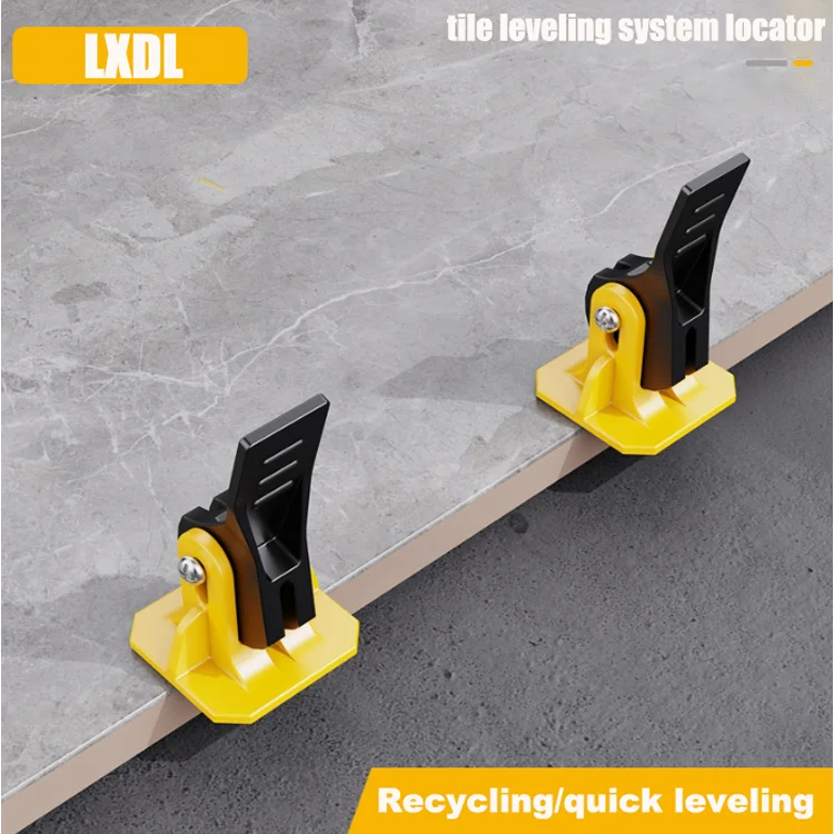 Upgraded Plastic Lock Tile Clips T Type Recyclable Leveling Tools Tile Leveling System for Decoration