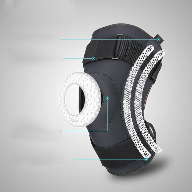 High Quality  Compression Knee Brace Patella Gel Pads Knee Support