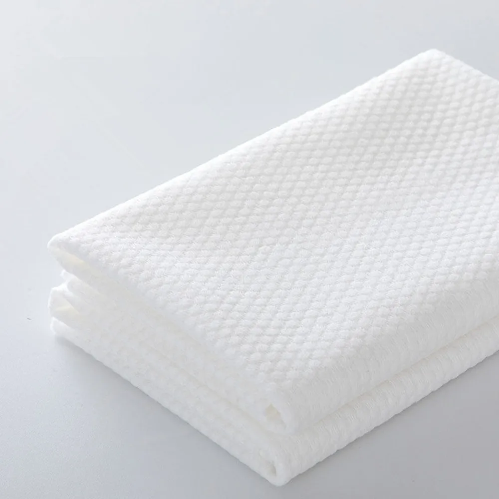 Wholesale Disposable Cotton Tissue Towel Absorbent Nonwoven Cloth Towel for Salon Spa Hotel
