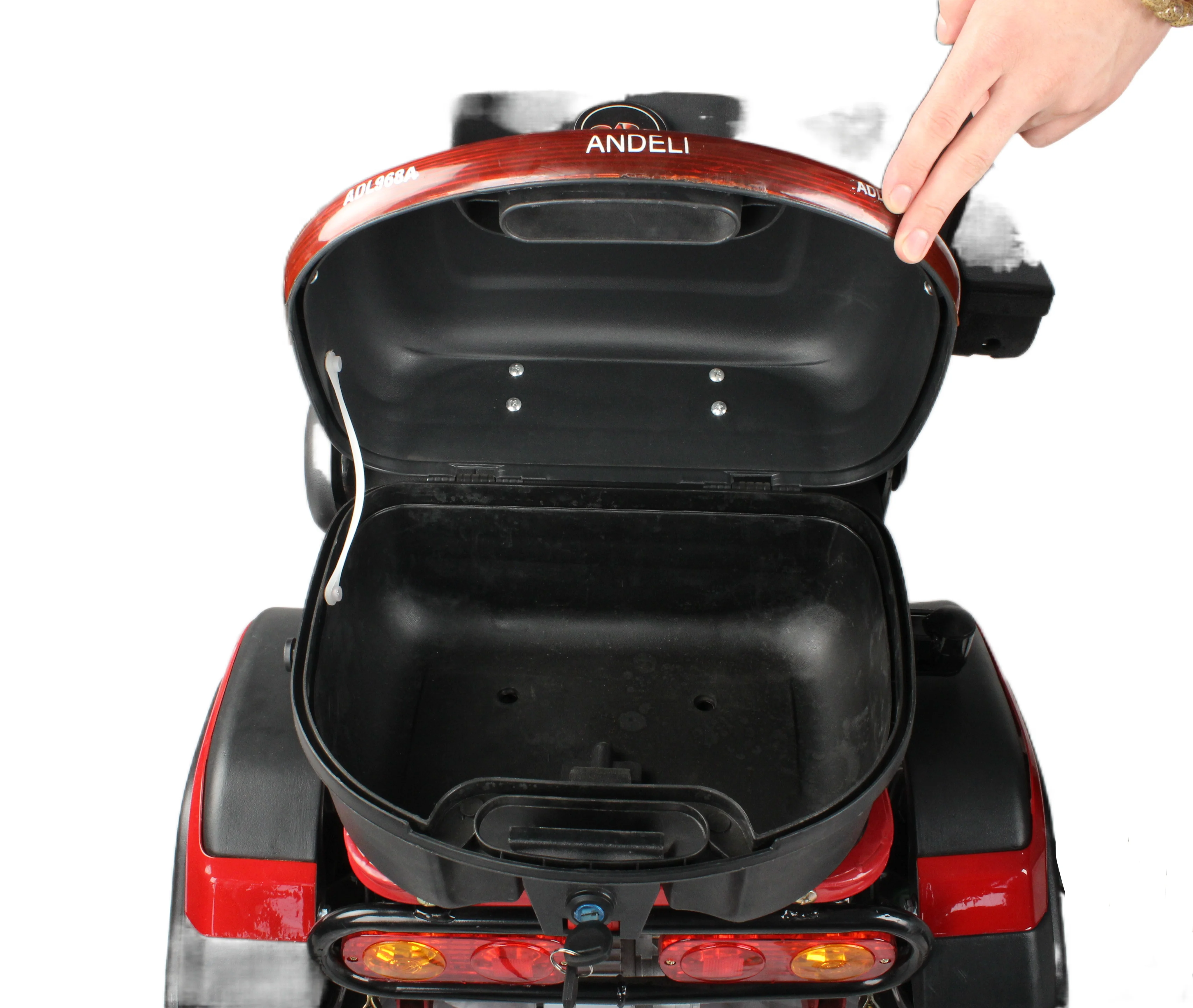 new fashionable large battery carrying recreational passenger electric comfortable Luxury seat tricycle electric adult tricycle