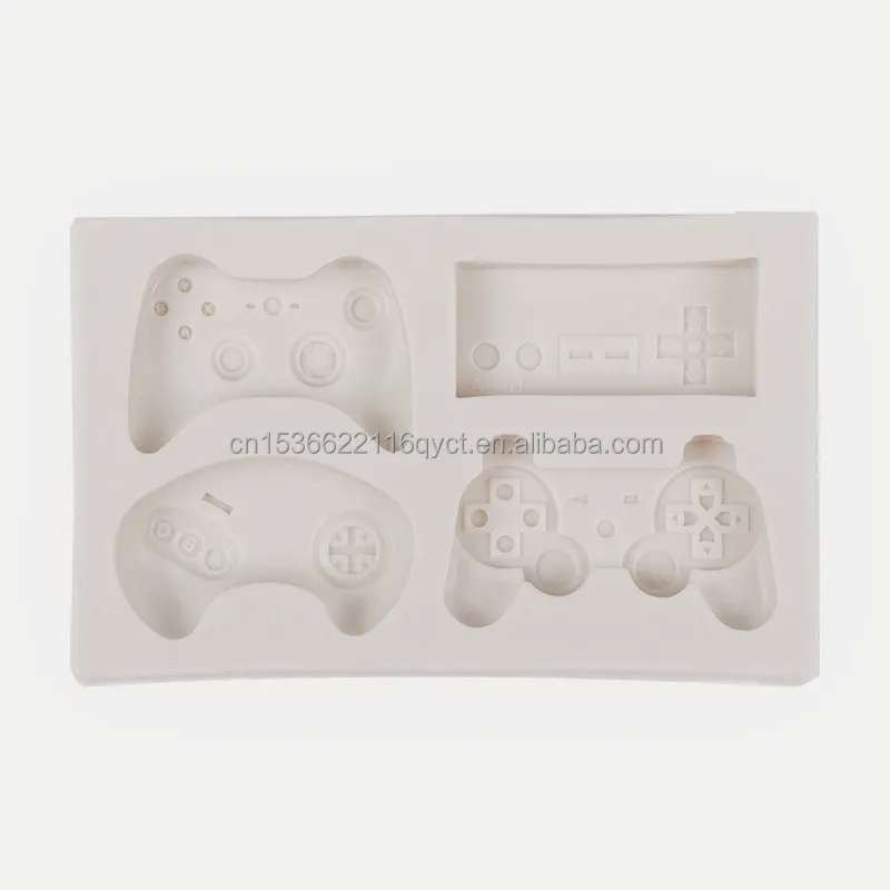 New Game Controller Gamepad Silicone Mould Video Game Controller Fondant Mold For Cupcakes Resin Clay Gumpaste