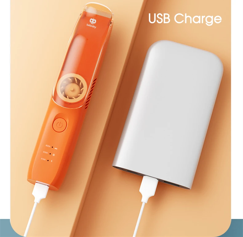 New product launch High Quality Baby Vacuum Hair Clippers Baby Vaccum Hair Trimmer Electric Li-ion Ceramic Trimmer for children