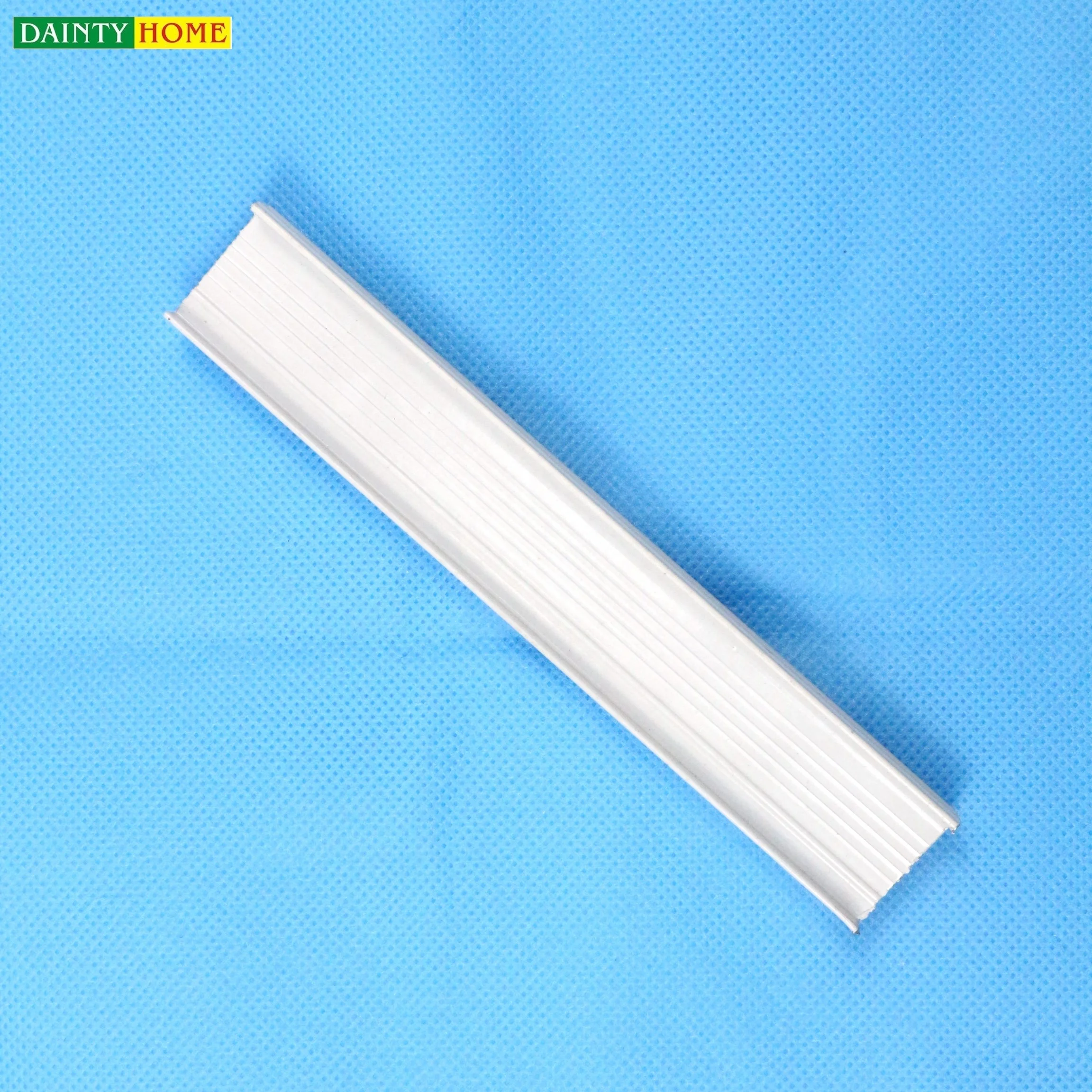 Low Profile Aluminum Curtain Track White Ultra-thin Curved Ceiling Mount Micro Mini Curtain Track Rail
