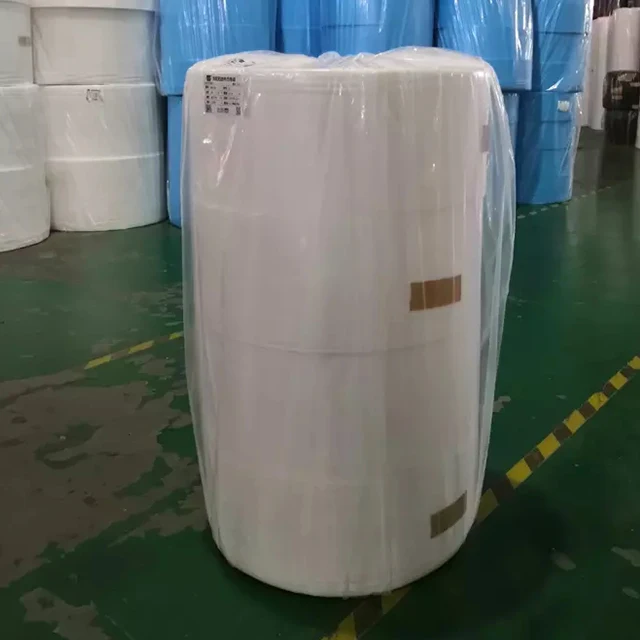 100% ПП спанбонд нетканый материал рулоны в наличии мускус материалы закрученная полипропиленовая Нетканая ткань