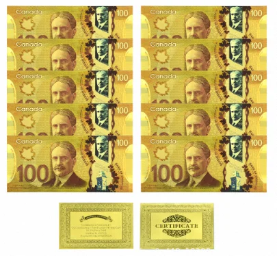 Высокое качество 100 шт. канадские деньги