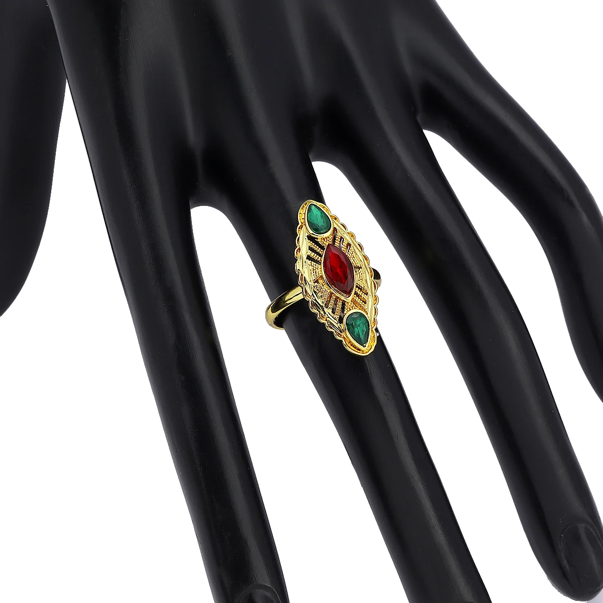 Jxx various kinds shape brass modern design rings indian jewelry 24k gold plated zircon ring simple style