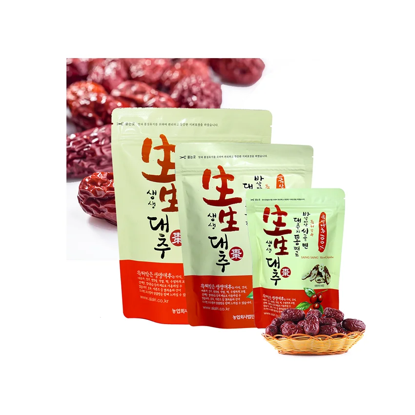 2022 Hot Sale Korean Factory high quality Dried Red Date Slices Healthy Snacks Dry Food Nuts And Dry Fruits