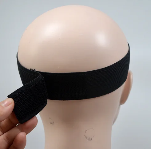 Making Wig Hair stand Lace Net Sewing Custom LOGO Adjustable Elastic Melt Band For Wig Elastic Headbands