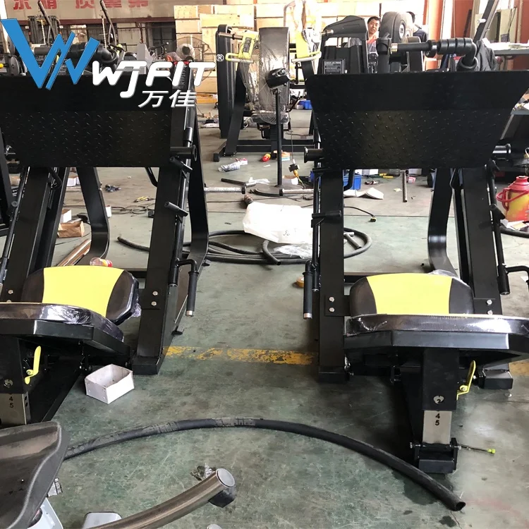 Professional Gym Strength Fitness Equipment Plate Loaded 45 Degree Leg Press Machine For Sale