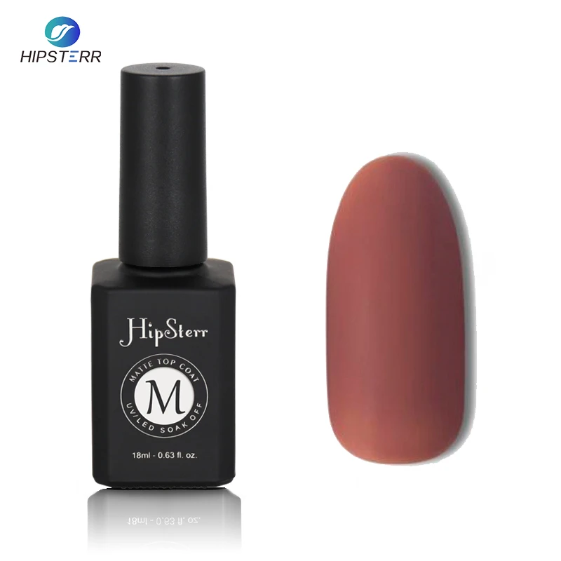 
Hipsterr Good Velvet Matte Effect 11 Free 10ml 15ml 18ml Matte Top Coat UV Gel Nail Polish LED Nail Gel 